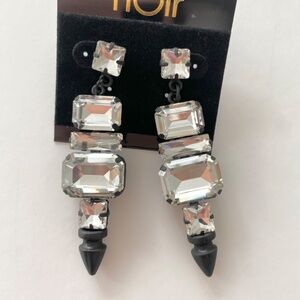 Noir nightfall drop earrings